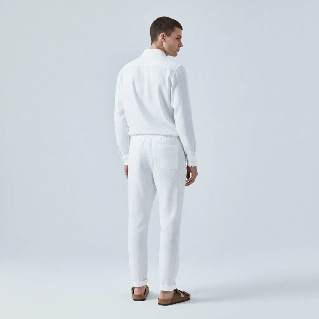 Pantaloni in lino