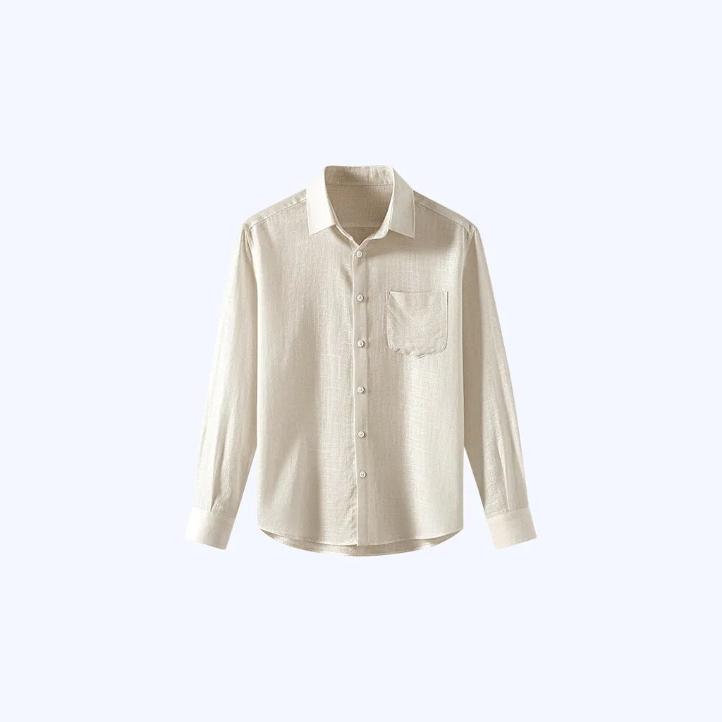 Camicia in lino al 100%