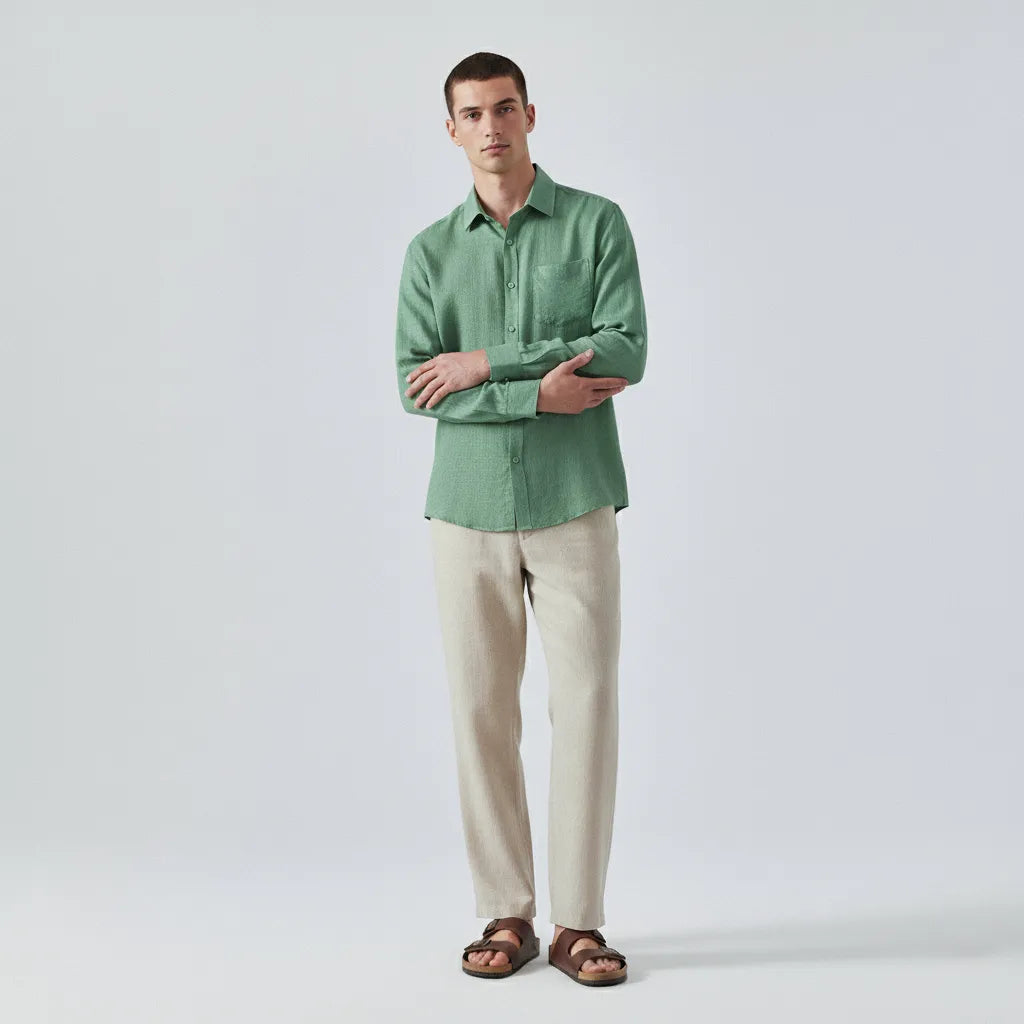 Camicia 100% lino
