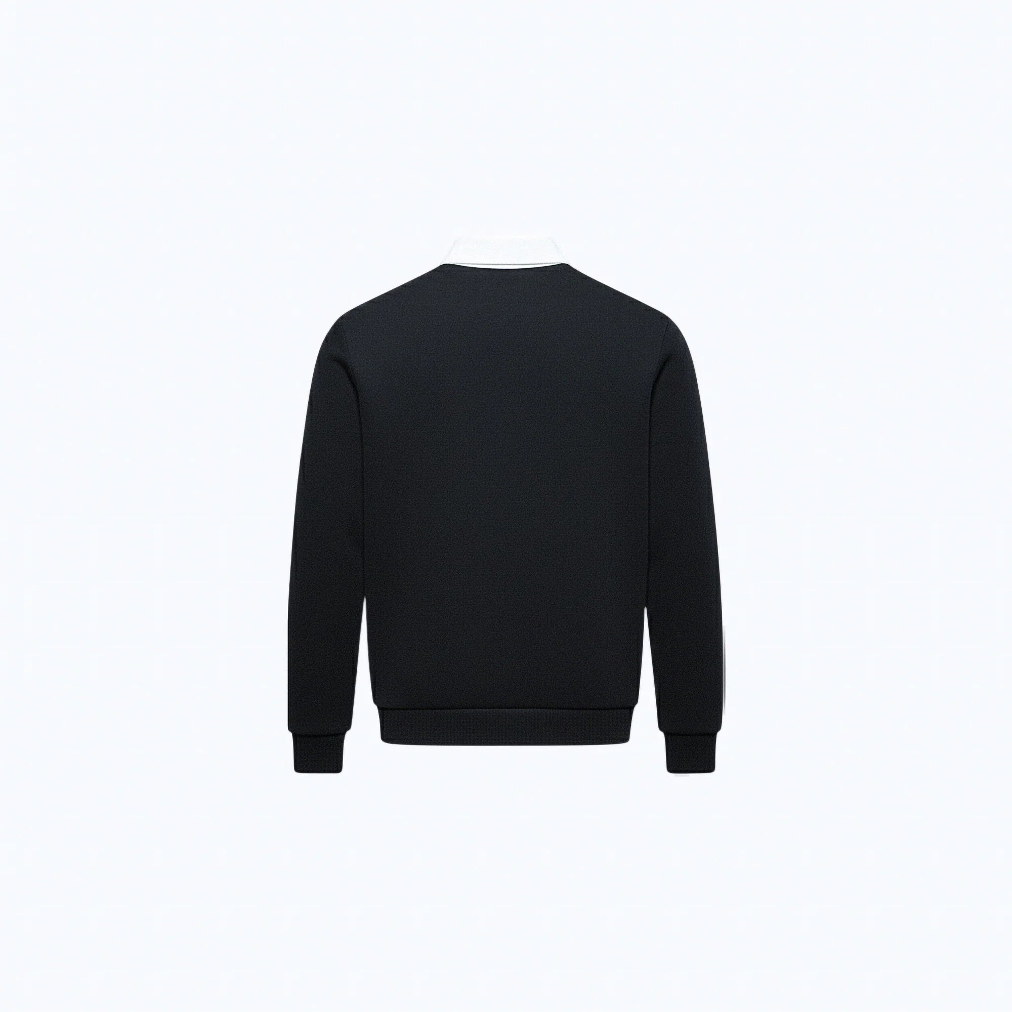 Maglione in cotone con colletto polo