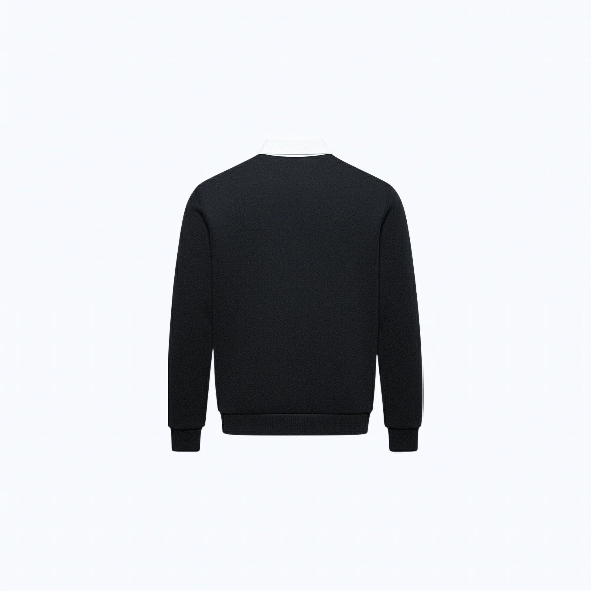 Maglione in cotone con colletto polo