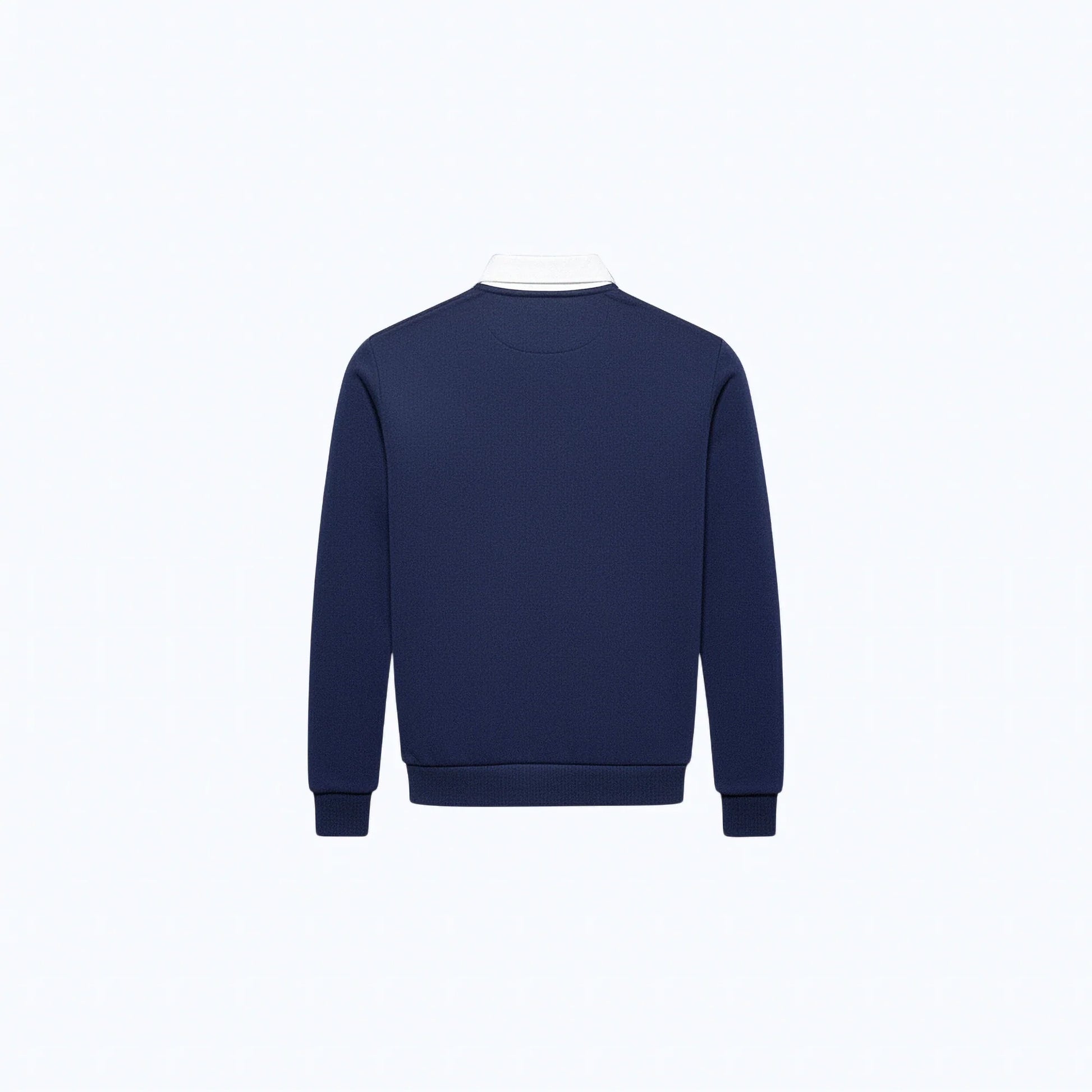 Maglione di cotone con collo polo