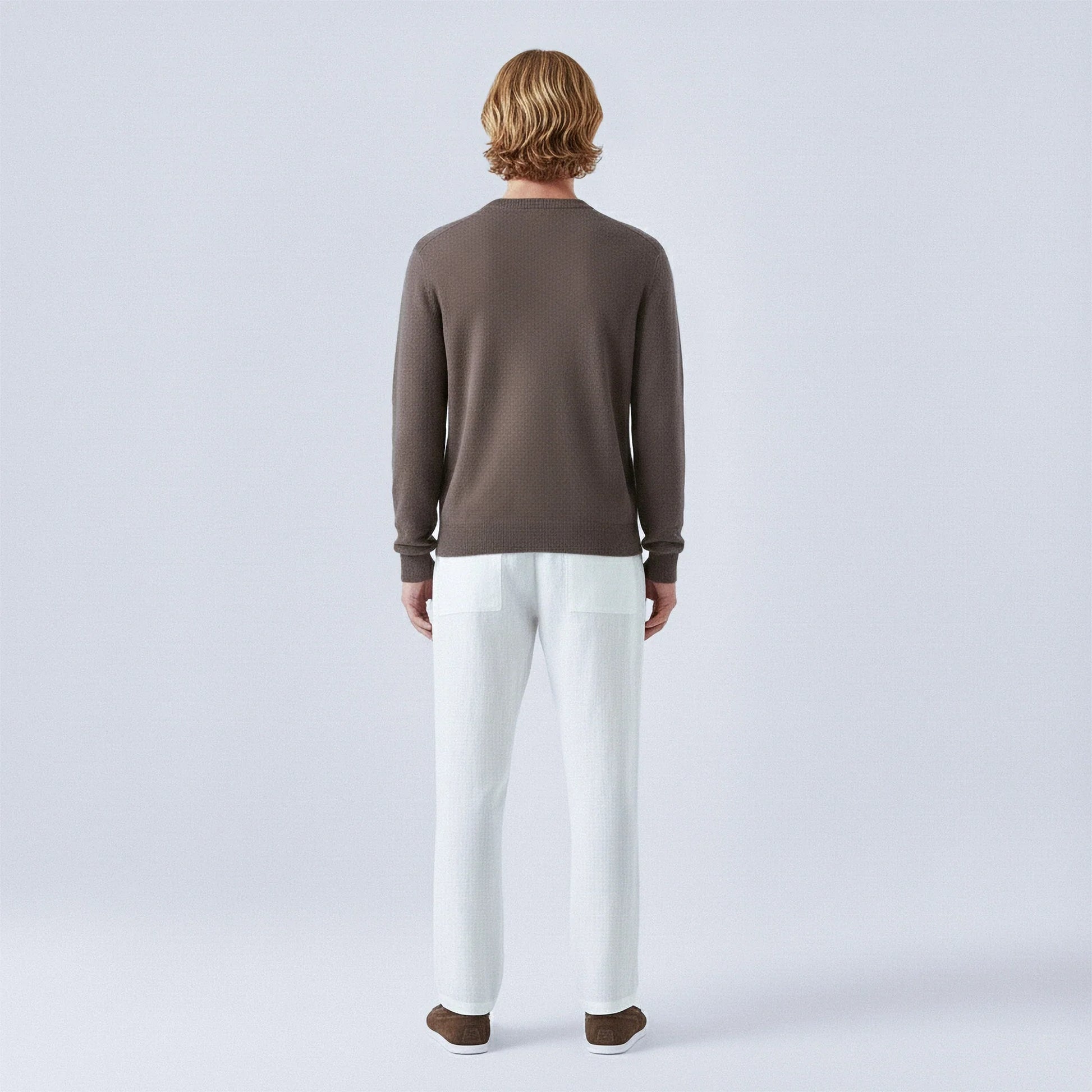 Maglione in lana a girocollo