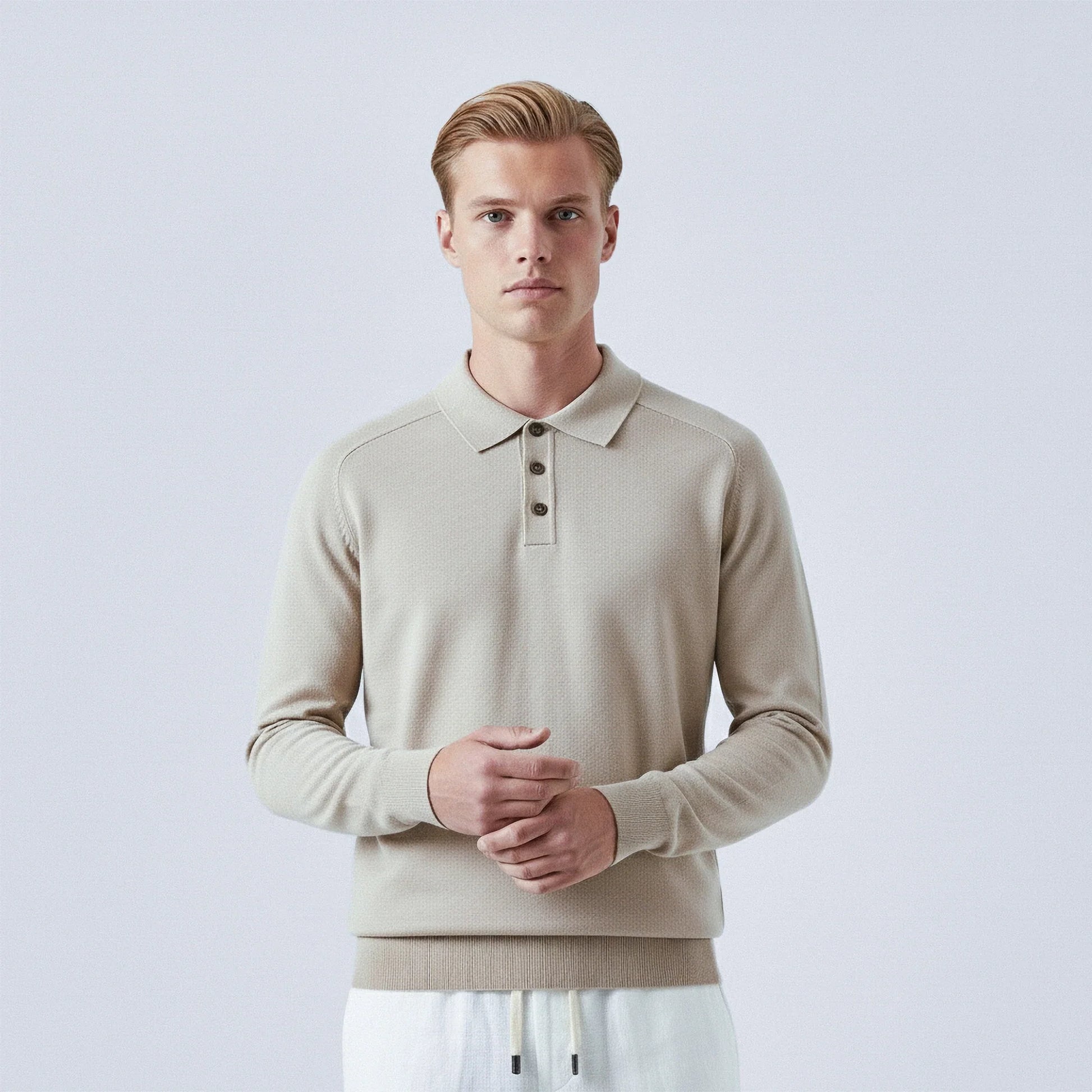 Maglione in lana polo