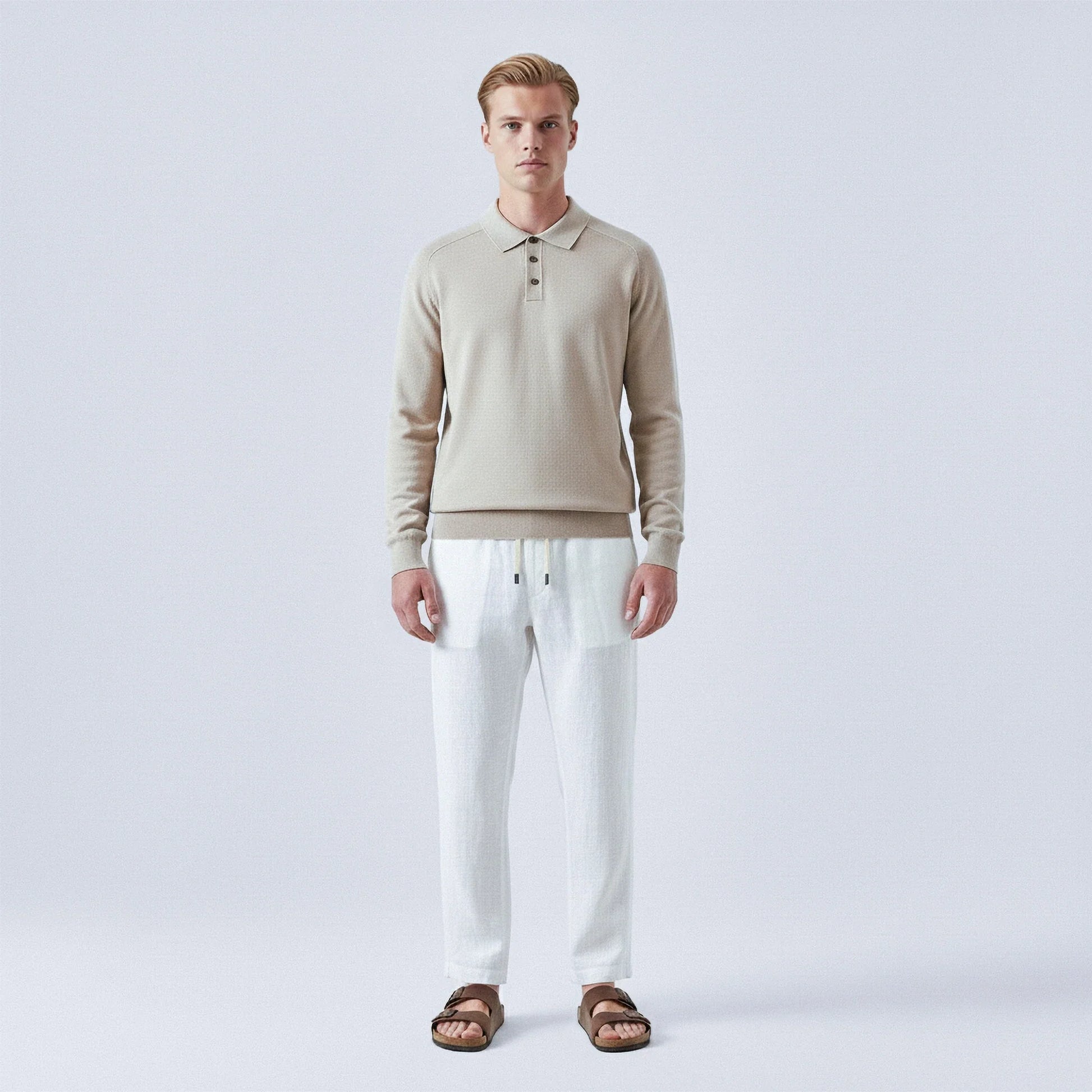 Maglione in lana polo