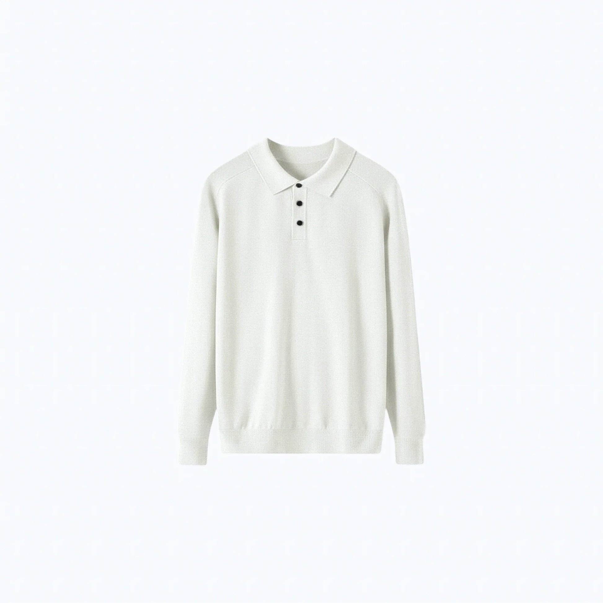 Maglione polo in lana